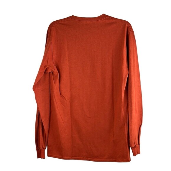 NEW Realtree Men's Long Sleeve Tee Shirt Size Medium Orange Logo Deer Antlers - Picture 5 of 6